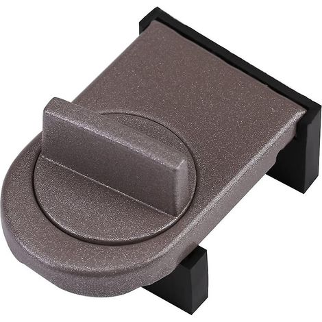 Lot de 2 blocs de sécurité antivol pour portes et fenêtres coulissantes, butée d'angle réglable. (1/5)
