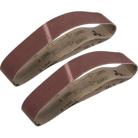 4Pcs 50mm x 686mm Bandes Abrasives 1000 Grain Oxyde Aluminium (1/4)