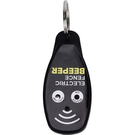 [JAMAIS UTILISÉ]Electric Fence Beep, Portable Electric Fence Beep with On/Off Button and Indicator Light for Agricultural Fence, Black (1/5)