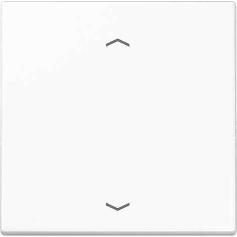 Jung 1fach Abdeckung Jalousie-Schalter, Jalousie-Schalter/-Taster Weiß LS990PWW 1 St. (1/2)