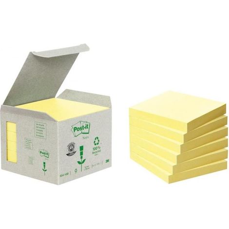 3M 6541B pouch autoadesiva Quadrato Giallo 100 fogli Autoadesivo (1/2)