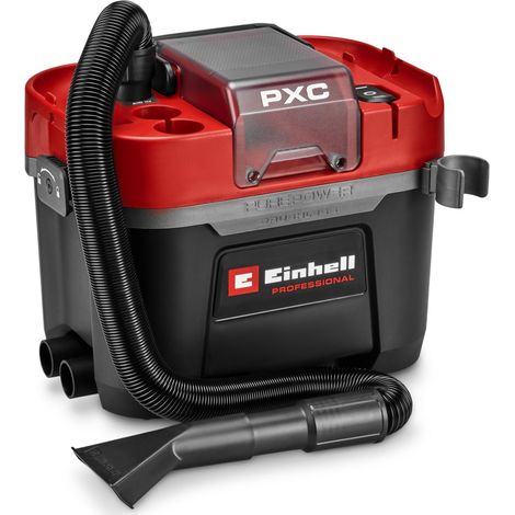 Aspiradora inalámbrica para sólidos y líquidos Einhell Professional TP-VC 18/10 Li BL L-Solo 2347155, 10 l, certificado Clase L