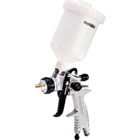 Metabo – Pistolet à peinture pneumatique 60157700 – HVLP 0,7 bar – Buse inox 1,3 mm – Pour peinture à base d'eau et solvants