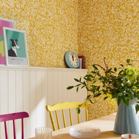 Papier peint intissé Joules Twilight Ditsy 1005 x 52cm Jaune