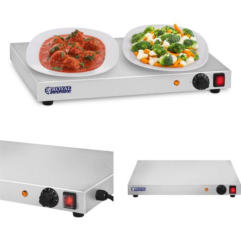 Piastra elettrica, vassoio riscaldante, scaldavivande 250W Royal Catering (1/5)