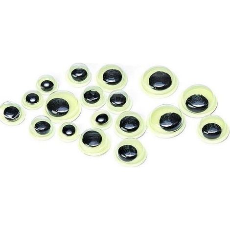 Yeux mobiles 18 pièces
