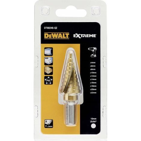 DeWALT - Broca escalonada, diámetro 4-22 mm DT90246