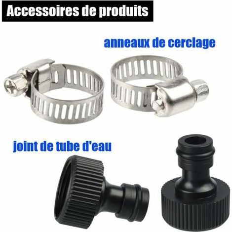 Pompe à eau et huile pour perceuse - - Mini portable - Débit 15-30 L/min - 1 500-3 500 tr/min - 3 m (1/4)