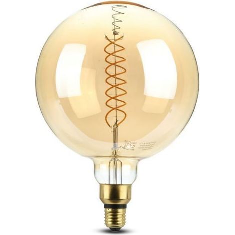 V-TAC VT-2158D 7462 Lampadina LED E27 8W G200 Filamento 2000K Dimmerabile (1/5)
