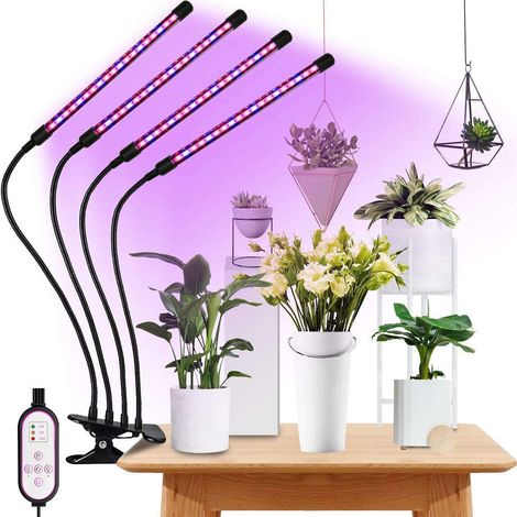 Lampe Croissance - Lampe Horticole - Lampe de Culture 80 LED - 4 Tubes 360° - Spectre Complet, 9 Niveaux, Minuteur, Télécommande
Les produits alternatifs (1/5)