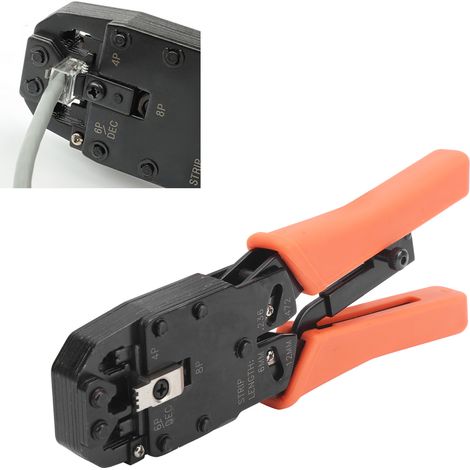RJ45-Crimpwerkzeug für Telefon/Netzwerk HT-2008R (1/5)
