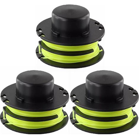 10 bobines de fil pour tondeuse à gazon Ryobi RLT3025F / RLT3025S / RLT3525S, bobine de corde en nylon, RAC119 (1/5)