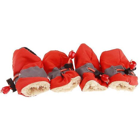 1 Paar warme Hundeschuhe