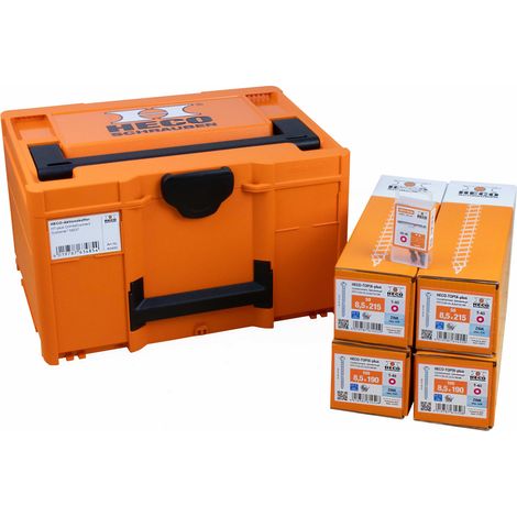HECO-Aktionskoffer CombiConnect, Systainer³ M237, 300 Schrauben + Zubehör
