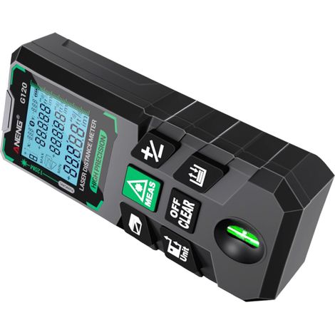 Télémètre laser intelligent haute précision ANENG G120, télémètre laser vert, 30 mémoires de stockage, étalonnage autonome, outil multifonction (1/5)