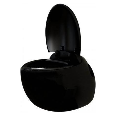 Abattant Noir duroplastic - Ove