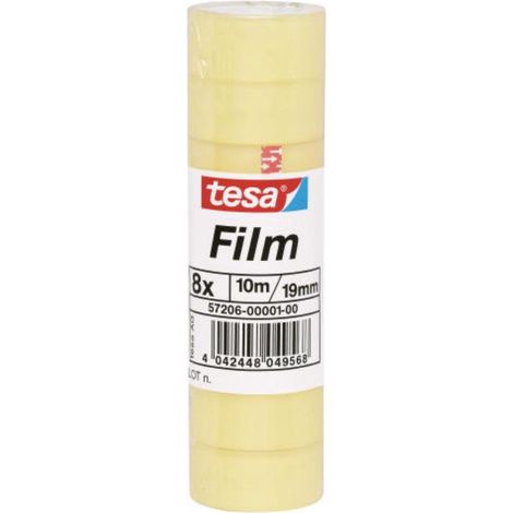 tesa 57206-00001-01 Nastro adesivo tesafilm Standard Trasparente (L x L) 10 m x 19 mm 8 pz. (1/2)