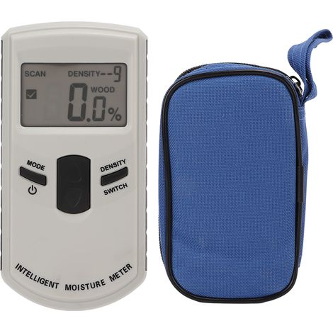 Compteur d'humidité pour bois et papier, affichage clair, précis et rapide, petit instrument portable de mesure d'humidité pour menuiserie (1/5)