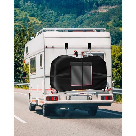 Housse de Protection Velo Exterieur Housse Velo Transport Porte Velo Bache Velo pour Camping Car pour 2 à 3 Vélos 420D Oxford Heavy Duty Impermeable pour Voiture Voyages (1/5)