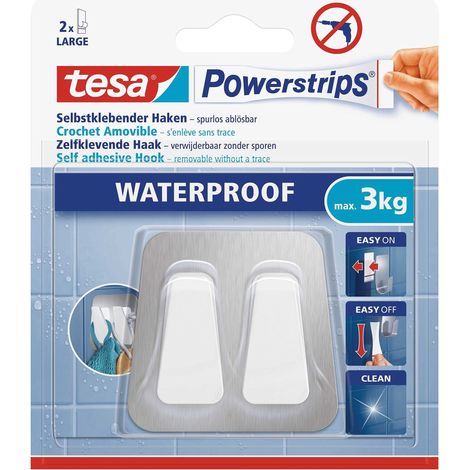 Tesa 59785-00000 Gancho para Toalla Adhesivo Blanco