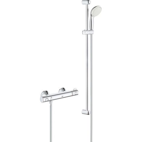 GROHE 34566001 Thermostat-Brausebatterie GROHTHERM 800 1/2Zoll m Brausegarnitur (1/5)