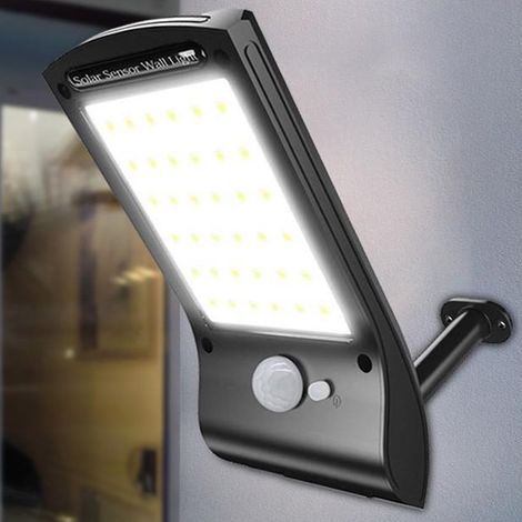 Linq - Luce Solare Applique 36 Led Da Parete Sensore Di Movimento Giardino Linq L808b - (1/5)