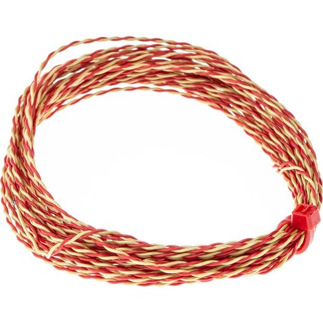 Thermocouple type K Ø 1/0.3mm, L 5m, +250°C max à Câble ( Prix pour 1 ) (1/2)