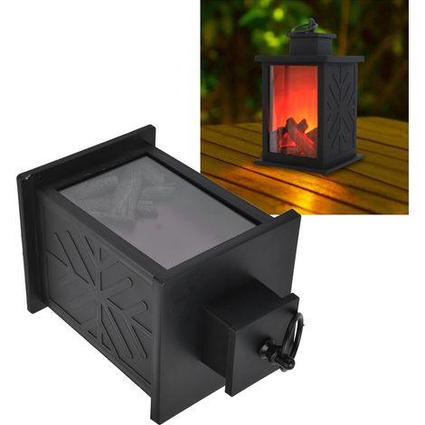 Lampe cheminée LED, objet décoratif créatif, veilleuse, objet de décoration, lampe cheminée chandelier, lampe flamme charbon. (1/5)