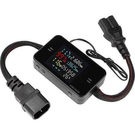 Testeur de charge de batterie numérique LCD DC26 DC 8-80V : voltmètre, ampèremètre, wattmètre, testeur de tension et de courant 20 A (1/5)