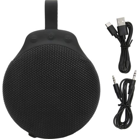 Enceinte Bluetooth IPX7 étanche stéréo portable noir pour maison extérieur voyage haut-parleur sans fil (1/5)