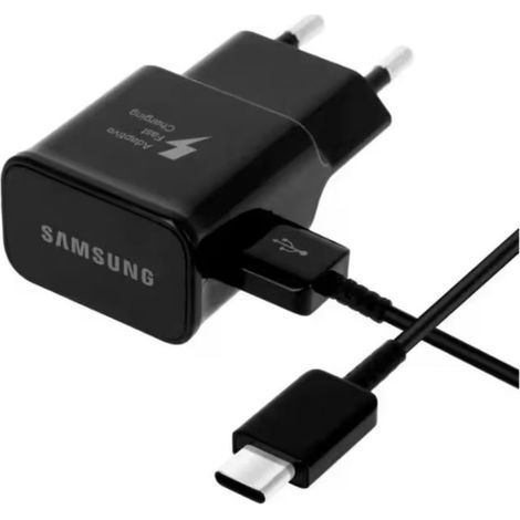 Chargeur samsung EP-TA200 Pour USB-C Adaptateur de Puissance 15W avec cable 1,50m usbc noir