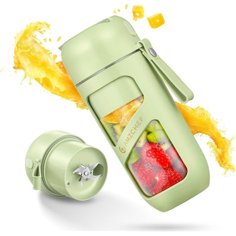 Mixeur portable pour smoothies mini sous vide ml lames rechargeable par USB 380 10 (1/5)