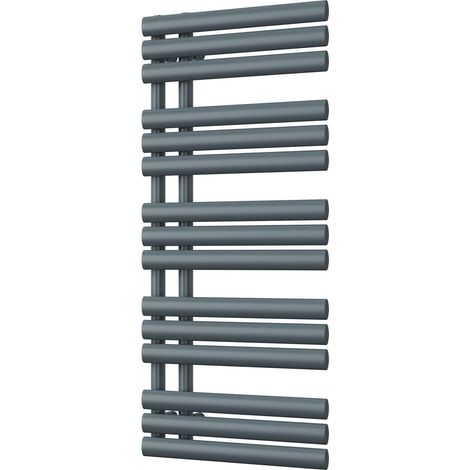 Percival - Anthracite Towel Radiator - H1120mm x W500mm (1/3)