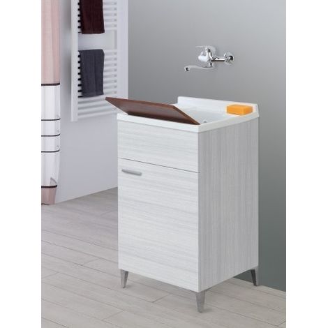 LAVATOIO STELLA 50X50XH82CM GRIGIO