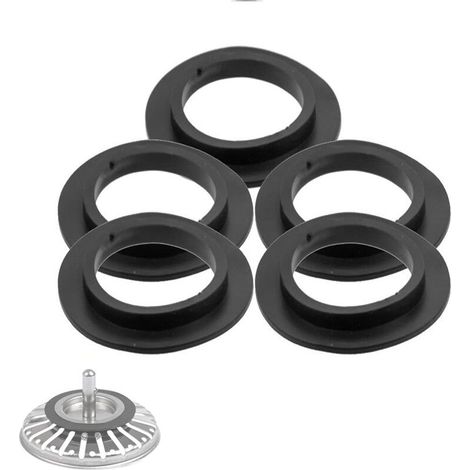 Piece Bathtub Drain Seal, Sink Drain, Bathroom Sink, Lip Seal, Rubber Seal for Basket Strainer (1/5)