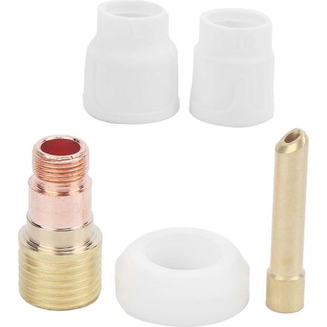 Ensemble de buses de soudage en céramique blanche, n° 10 et n° 12 pour pistolet de soudage à l'arc sous argon WP-17/18/26