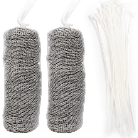 24-teiliges Set mit Waschmaschinenfiltern, Kabelbindern aus Edelstahl, Reinigungswerkzeugen und Flusensieben (1/5)