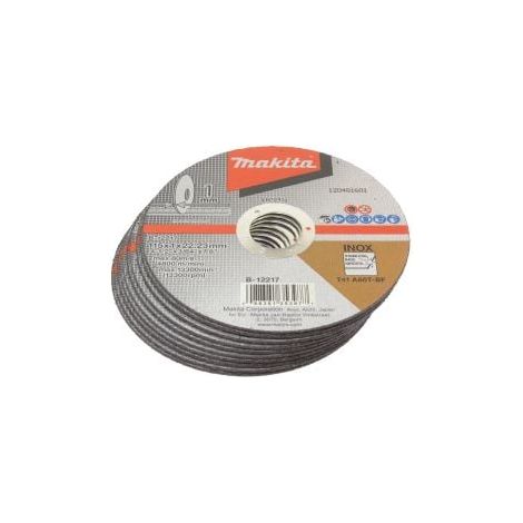 Makita  Disco  de  corte  115x1  mm  INOX  10  pzs.  -  B-12217-10