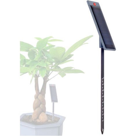 BUNTHAUS Solar Automatic Soil Moisture Tester for Plant and Flower - Red Indicator Light (1/5)