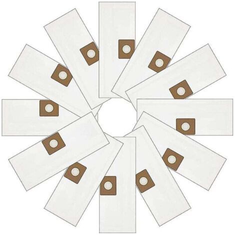 QORVA-Lot de 12 sacs sous vide de 2 à 2,5 gallons de type B, sacs en papier filtrant jetables pour