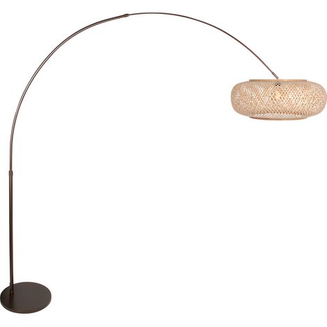 Steinhauer - stehlampe - Sparkled Light - braun - bambus metall -