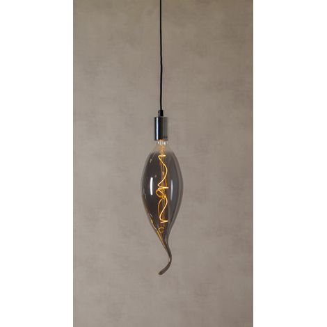 LED-Leuchtmittel ,Industrial Vintage', E27, 1,7W, 45lm, dimmbar, Rauchglas, warmweiß (1/5)
