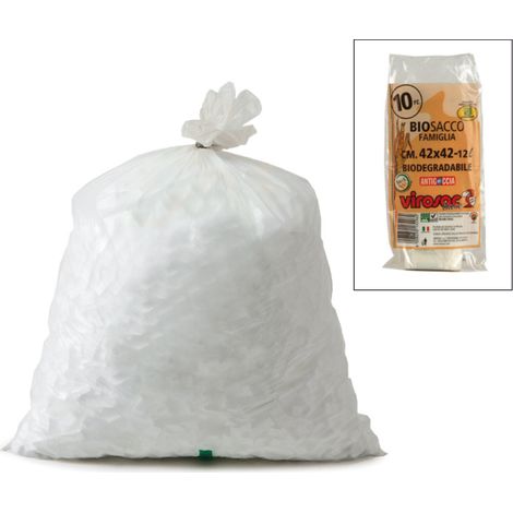 Virosac SACCO RIFIUTI BIOSACCO FAMIGLIA 10 PZ cm. 50x60 - lt. 30 24.00 rotoli