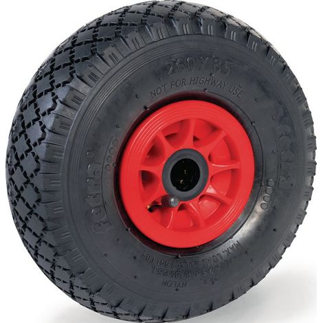 Rueda inflable 70107 D. De la rueda de 260 mm de tapa. Cargar 200 kg de rueda de repuesto