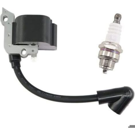 Bobine D Allumage - Bougie D Allumage - Pour Tronçonneuse Stihl FS38 FS45 FS46 FS55 FC55 HS45 HL45 - Référence 4140 400 1308 - Lot De 2 Pièces (1/5)