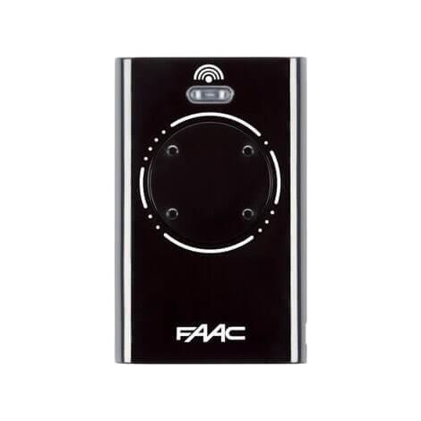 Télécommande 4 canaux FAAC XT4 868 SLH NOIRE - 7870101