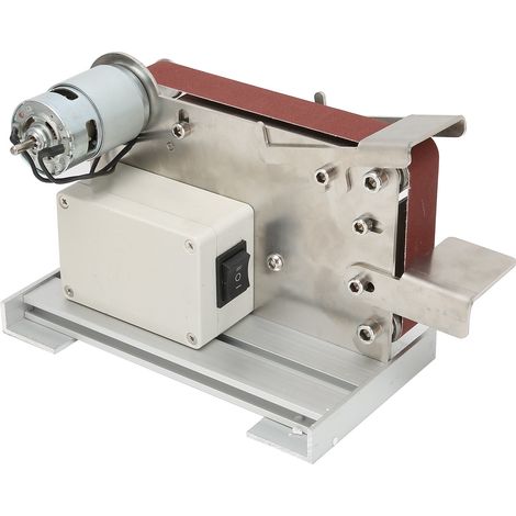 Mini-Bandschleifmaschine, DIY-Elektroschleifer, Tischpolierschleifer, Zubehör, Wechselstrom 110–240 V, EU-Stecker, 775 (100 W) (1/5)
