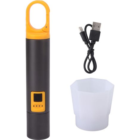 Wiederaufladbare LED-Taschenlampe 1000 lm, wasserdicht (IPX4) mit Akkuanzeige für den Außeneinsatz (1/5)