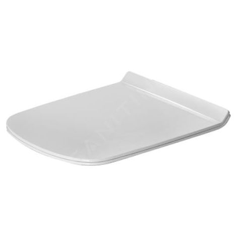 Siège de WC DURASTYLE avec abaissement automatique, amovible, allongé (1/2)