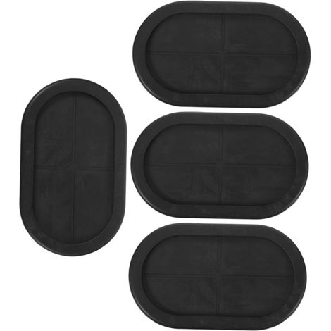 Kit de 4 rondelles ovales en caoutchouc NOLITOY 40 x 80 mm (1/5)
